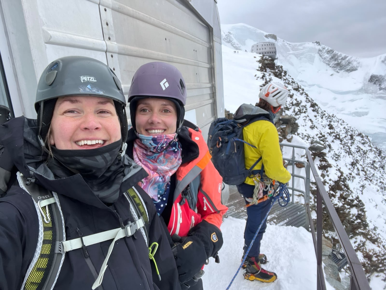 descending the couloir