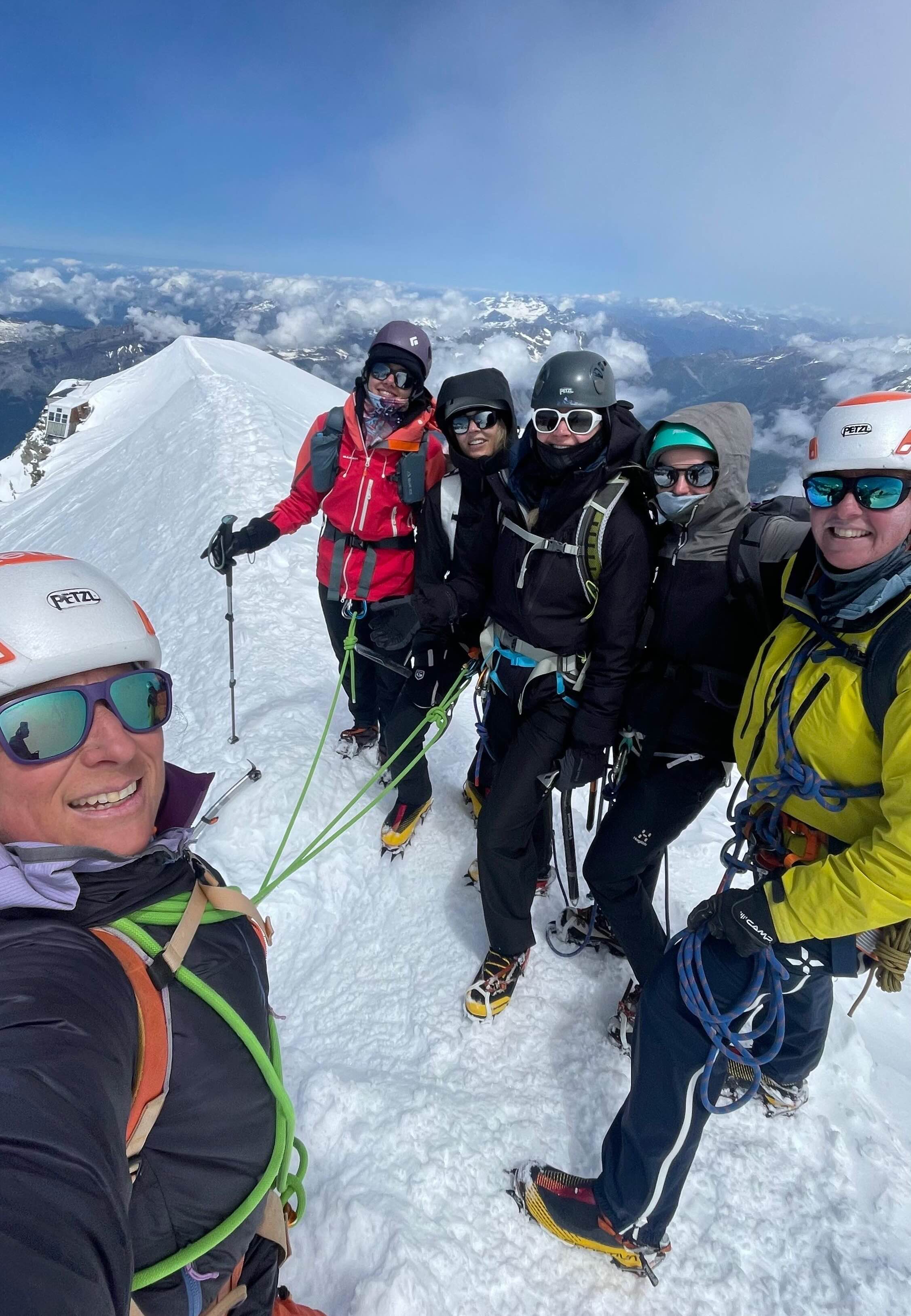 a photo of the group without clouds a bit lower