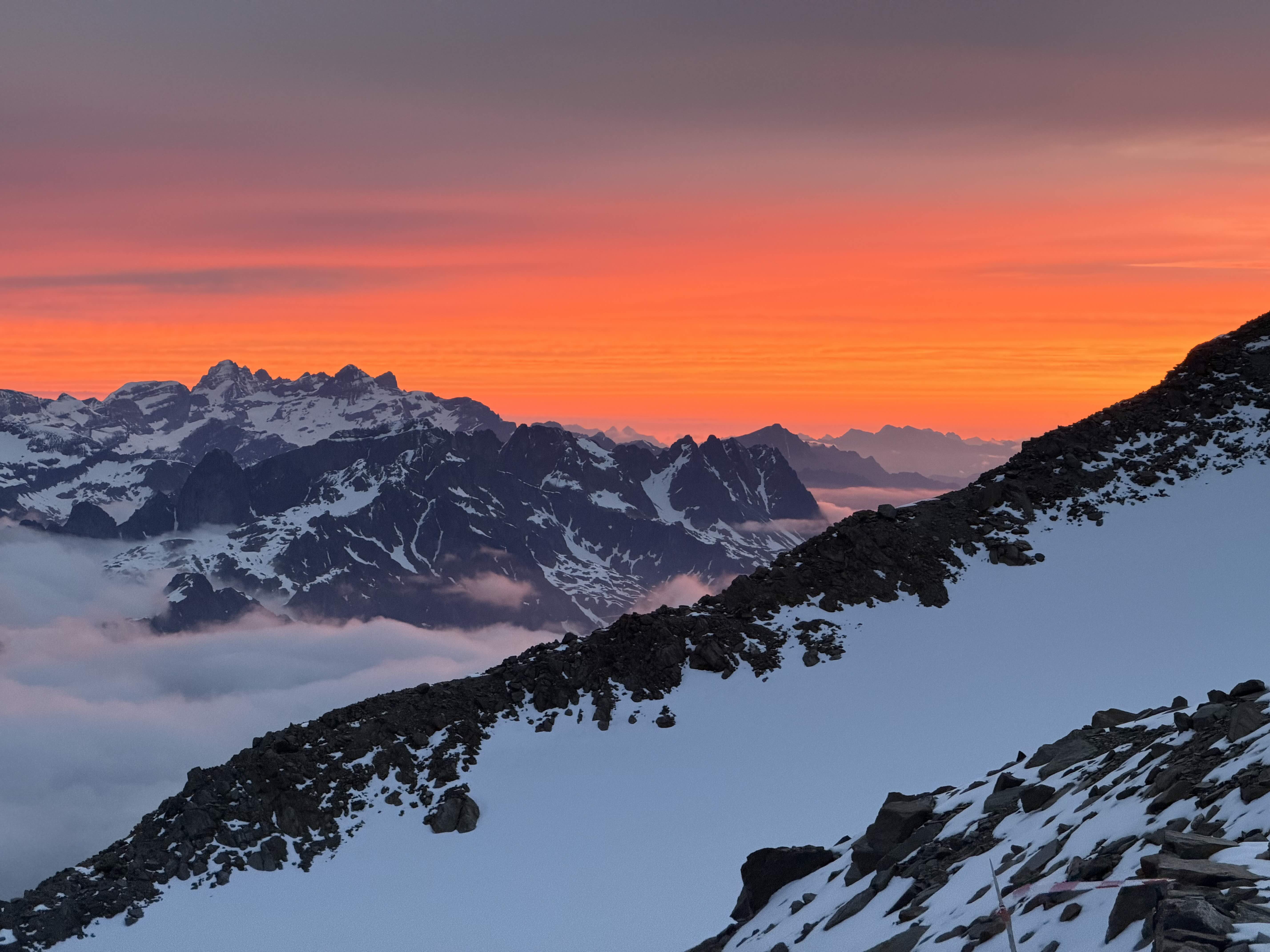 sunrise from tete rousse
