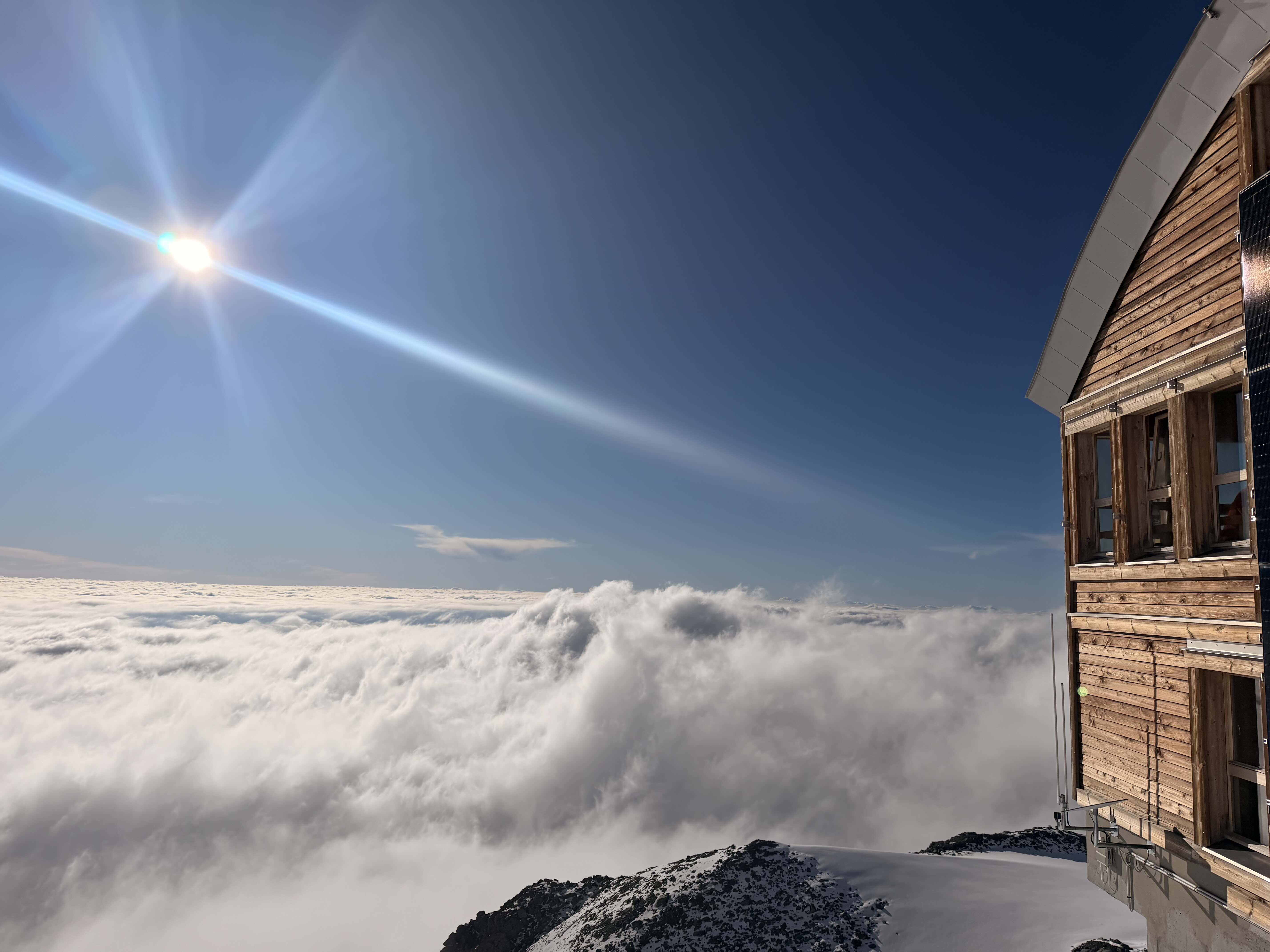 the hut