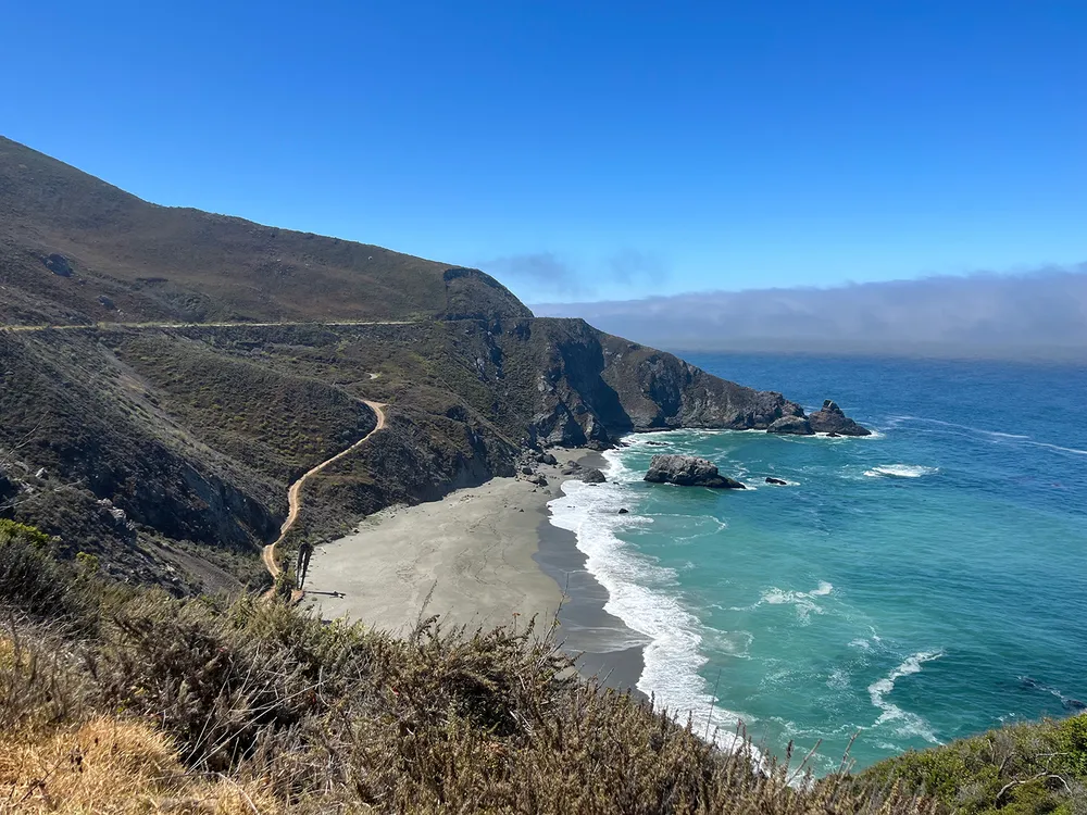 View over the ocean at Andrew Molera State Park, Big Sur.