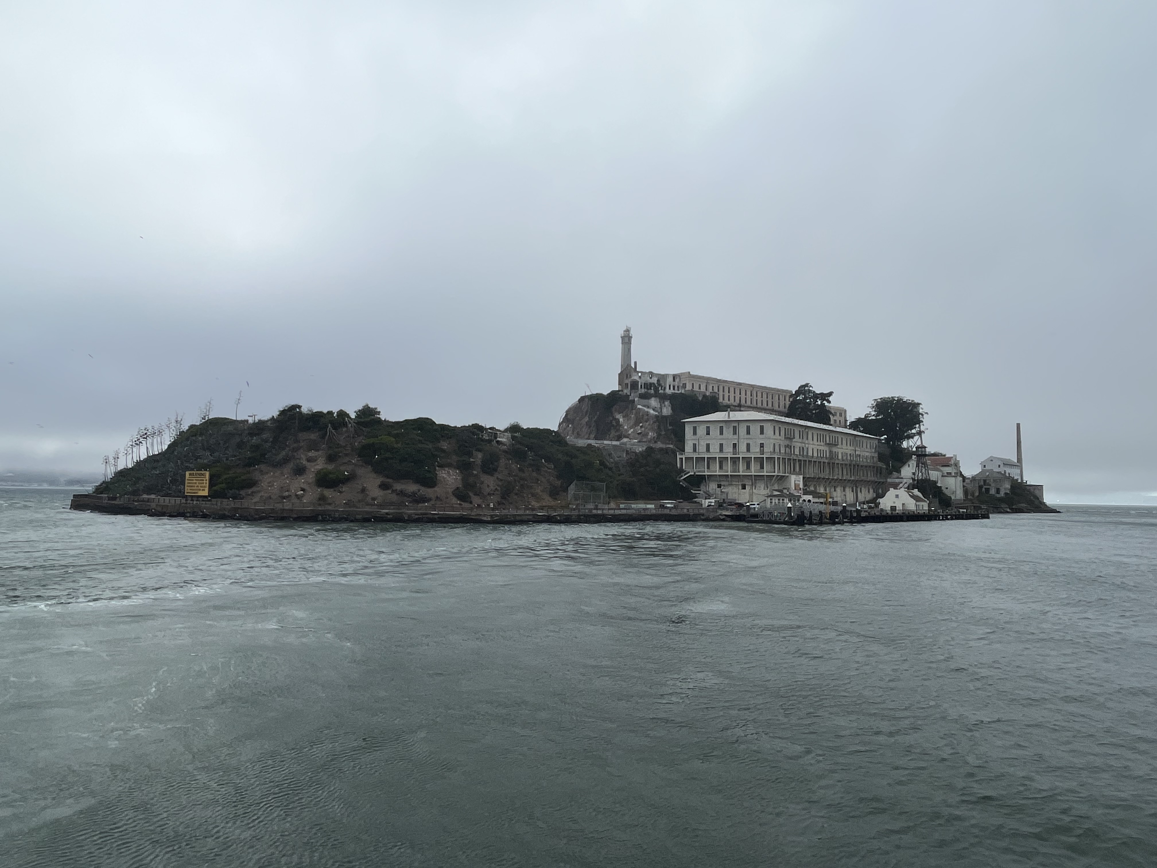 The Alcatraz island.