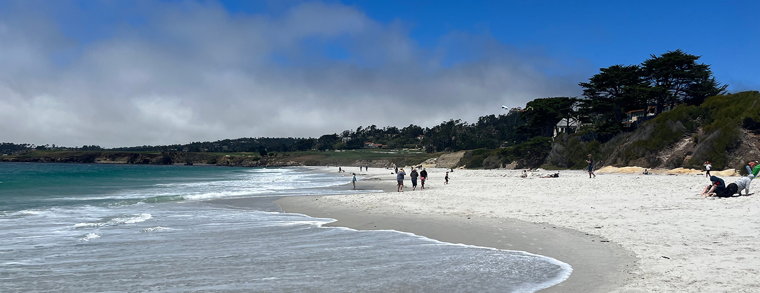 Beach at Carmel by the Sea.