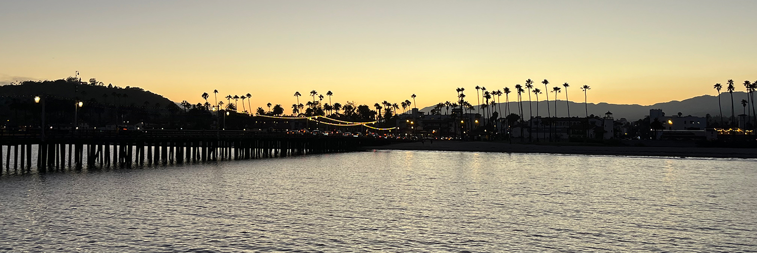 Sunset in Santa Barbara.