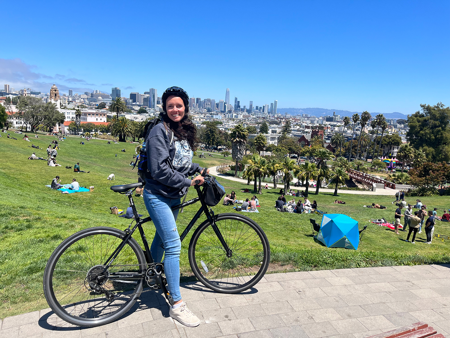 Mission Dolores Park in San Francisco.